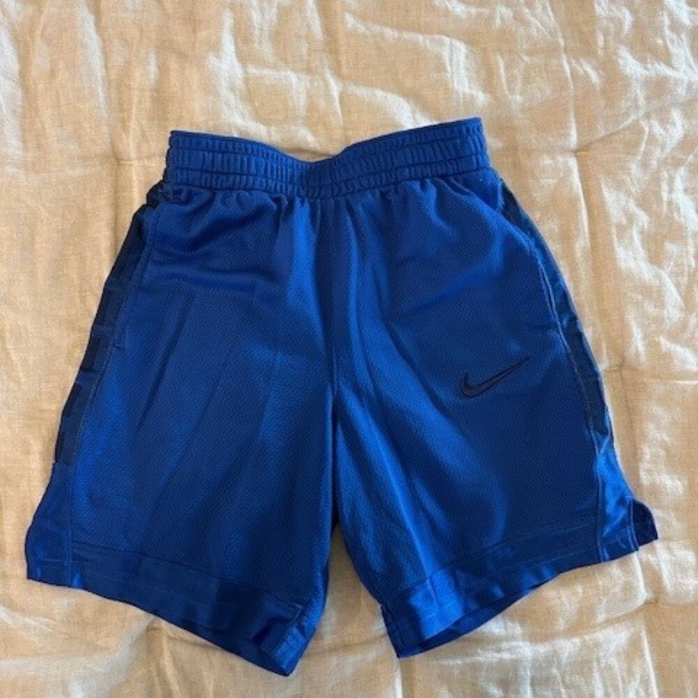 Boys Nike Blue Shorts